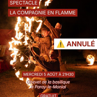 ANNULE (REPORT PROCHAINEMENT) Spectacle "Femmes" de La Compagnie en Flamme