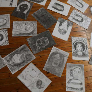 "Le fusain selon Alexandre Hollan" - Atelier famille