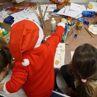 Paysage de Noël en boîte - Atelier 3-6 ans des vacances de Noël