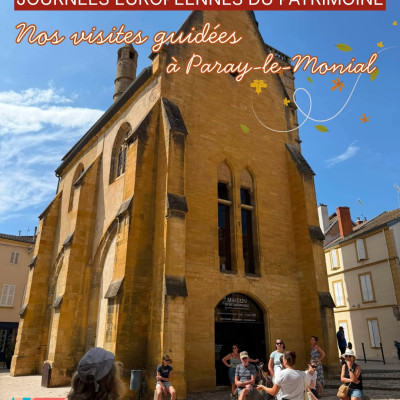 Pour les Journées Européennes du Patrimoine, ce week-end : Paray-le-Monial se dévoile !
Plongez au cœur de l'histoire de la cité parodienne à travers plusieurs visites thématiques interactives.
Retrouvez tout le détail de la programmation et réservez vos places sur notre site web (lien dans la bio ) ou directement à l'accueil de l'Office de Tourisme.
Alors, quelle visite vous tente le plus ? Dites-le nous en commentaire !