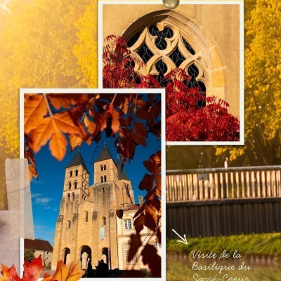 Moodboard d’une journée d’automne à Paray
Quand les feuilles se parent de mille nuances dorées, que les ruelles prennent des airs de carte postale et qu’un café chaud (ou un chaï latte pour les amoureux de la cannelle ) devient le meilleur des réconforts…