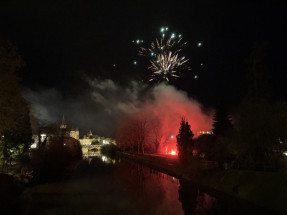 Mise en lumière et feux d'artifice - Centre-ville