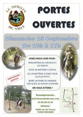 Portes ouvertes - Moulin de Vaux