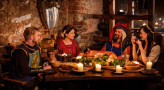 1050 ans - Banquet médiéval - Cloître