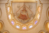 Basilique intérieur, peinture de l'abside