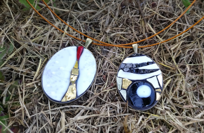Bijoux mosaïque, Elisabeth Ragon